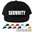 CAP mit Aufdruck "SECURITY" - Flexdruck - einfarbig